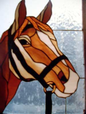 stained glass animals